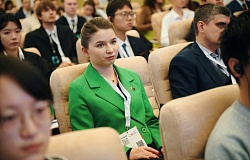 Екатерина Белоус на форуме молодёжного научного сотрудничества Беларусь-Китай