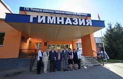 Практический урок в школе вместе с ректором ГомГМУ