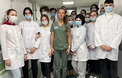 Экскурсия студентов МДФ в Гомельскую детскую областную клиническую больницу
