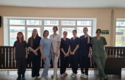 Очередное практическое занятие в рамках проекта «Студент ГомГМУ на неделю»: знакомство с акушерским обсервационным отделением