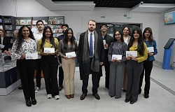 Postal envelope in honor of the 35th anniversary of Gomel State Medical University