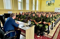 Ректор ГомГМУ профессор И.О.Стома встретился со студентами ГомГМУ, будущими лейтенантами медицинской службы