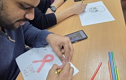 "Everything is in your hands" campaign: Gomel State Medical University students against AIDS