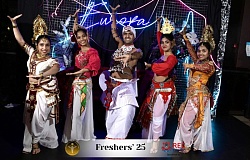Students from Sri Lanka showcased their talents at the FRESHERS'25 festival.