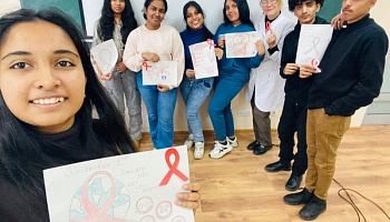 World AIDS Day: Red Ribbon Campaign at the Biology Department