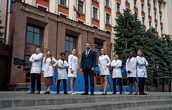 Поздравление ректора профессора И.О.Стомы с Днем знаний