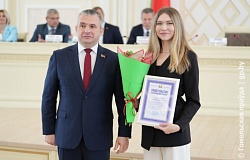 Студентка ГомГМУ – лауреат премии Гомельского облисполкома