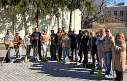 ГомГМУ на областном <b>субботник</b>е