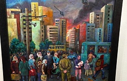 Память в красках: представители МДФ посетили открытие выставки  «В сердце болит Чернобыль»